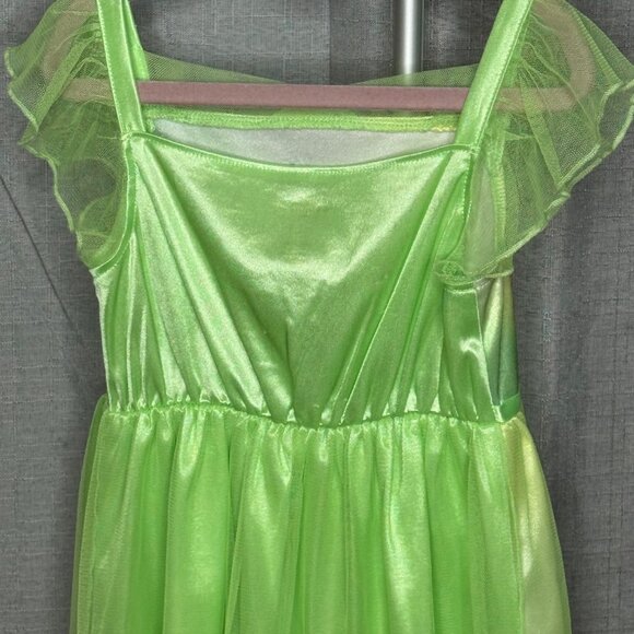 Disney - Tiana - Sleeveless Princess Sleep Dress With Lace - Size 5T - Picture 6 of 8